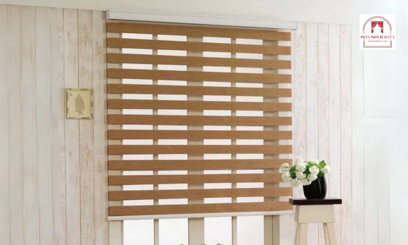 Mẫu rèm cầu vồng màu trung tính (ghi, kem, be)