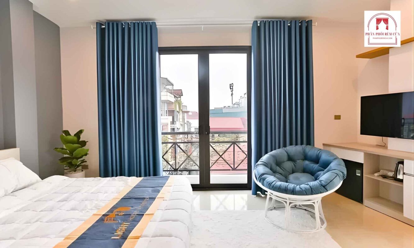 Rèm vải kéo ngang chống nắng