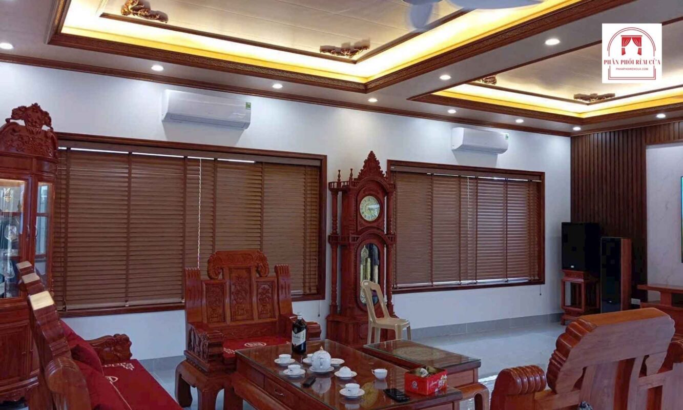 Rèm sáo gỗ có khả năng chống nóng tốt