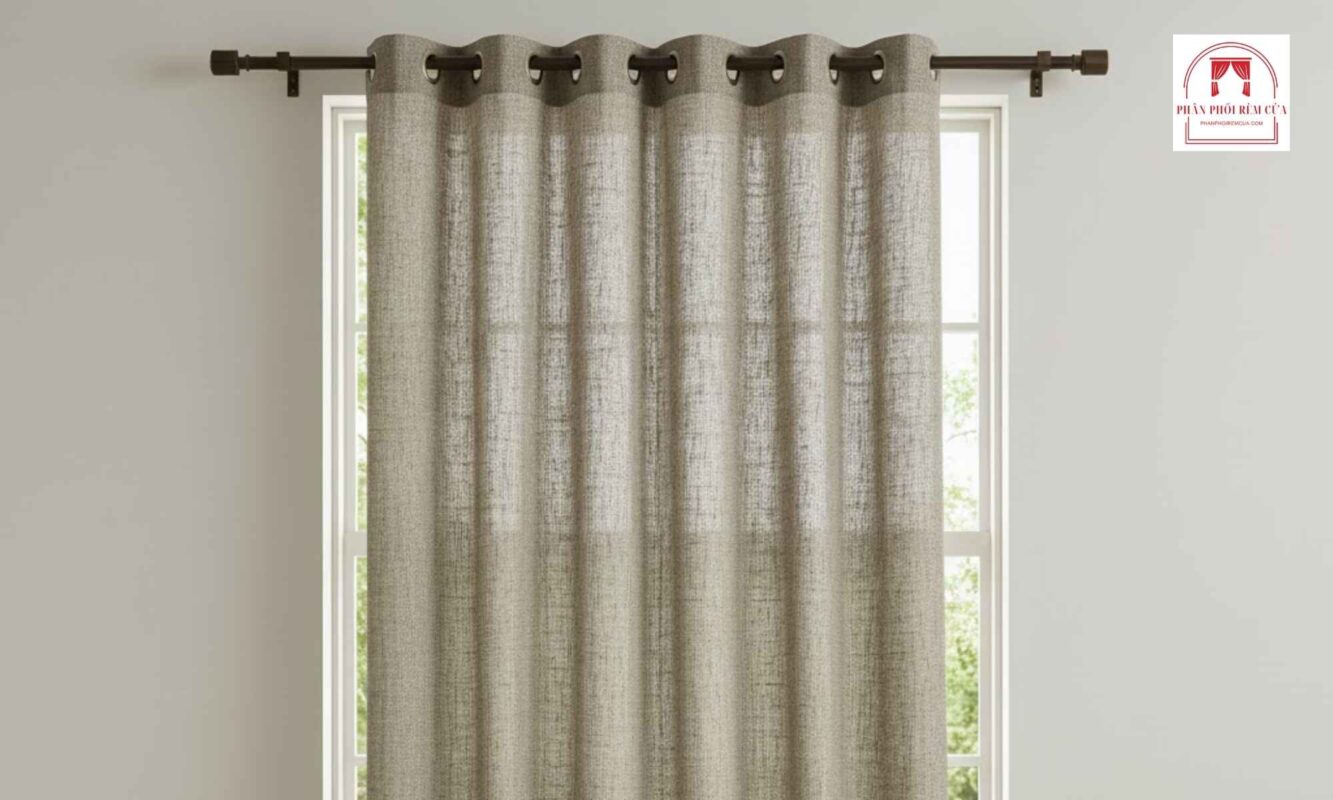 Giá rèm vải bố trên thị trường hiện nay