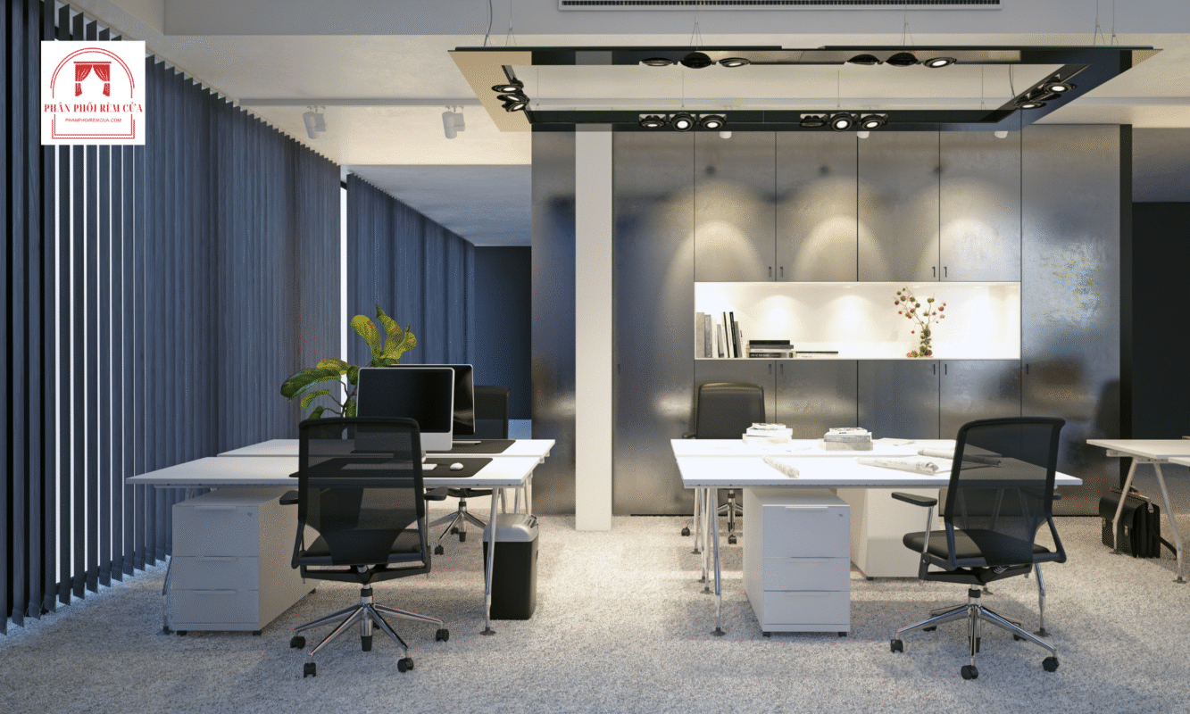 5. Rèm sáo nhôm văn phòng: Bền bỉ và chống ẩm