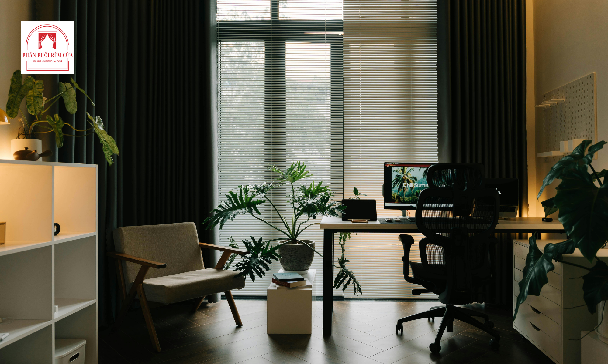 Giới thiệu về rèm văn phòng Hà Nội: Nâng tầm không gian làm việc hiện đại