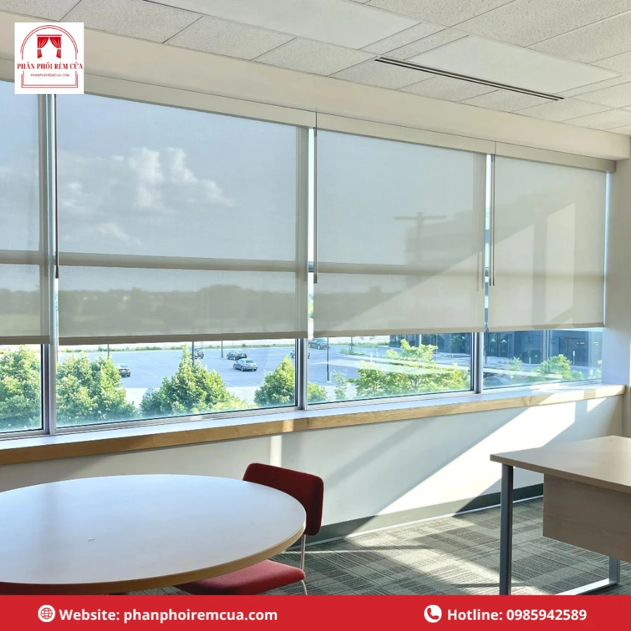 Kinh nghiệm chọn rèm cuốn văn phòng phù hợp
