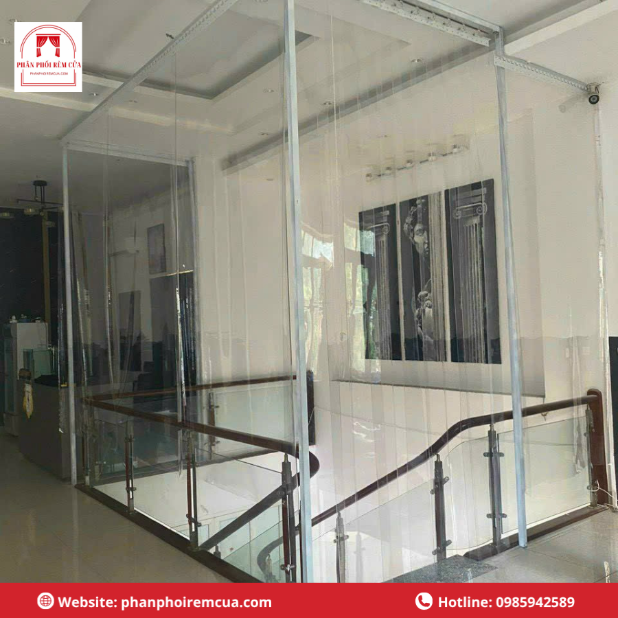 Các bước lắp đặt rèm nhựa PVC