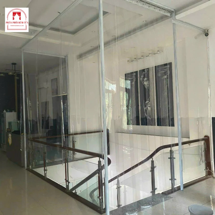 Các bước lắp đặt rèm nhựa PVC