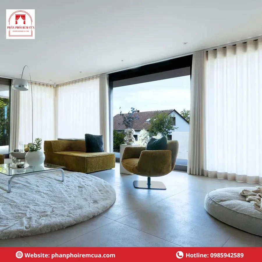 Rèm vải tự động